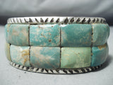Stunning Navajo Royston Turquoise Sterling Silver Bracelet Native American-Nativo Arts