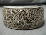 Important Vintage Hopi Art Batala Sterling Silver Native American Bracelet-Nativo Arts