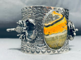 Best Honeybee Jasper Native American Sterling Silver Bracelet Cuff-Nativo Arts
