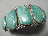 Best Vintage Native American Navajo Apache Turquoise Sterling Silver Bracelet Old-Nativo Arts