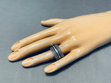 One Of The Most Detailed Ever Southwestern Sterling Silver Ring-Nativo Arts