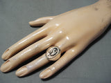 Tremendous Navajo Native American 14k Gold Sterling Silver Ring-Nativo Arts