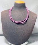 Native American Absolutely Incredible Southwest Sterling Silver Sugilite Necklace-Nativo Arts