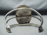 Mint Carico Lake Turquoise Vintage Native American Navajo Sterling Silver Bracelet-Nativo Arts