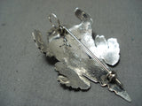 Whimsical Benny Benally Native American Navajo Sterling Silver Toad Pin/ Pendant-Nativo Arts