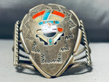 Important Early Spencer Family Vintage Native American Zuni Turquoise Sterling Silver Bracelet-Nativo Arts