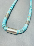 Breathtaking Vintage Santo Domingo Turquoise Sterling Silver Necklace-Nativo Arts