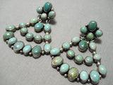 One Of Best Vintage Native American Navajo Royston Turquoise Sterling Silver Earrings-Nativo Arts