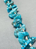 149 Gram Vintage Native American Navajo Turquoise Nugget Heishi Necklace Old-Nativo Arts