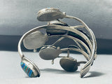 Best Vintage Native American Navajo Rainbow Calsilica Sterling Silver Bracelet-Nativo Arts