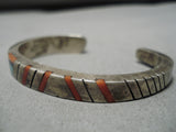 One Of The Best Vintage Native American Navajo Jimmie King Jr Turquoise Sterling Silver Bracelet-Nativo Arts