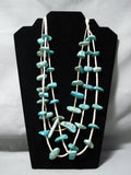 Magnificent Vintage Navajo Royston Turquoise Necklace Native American Old-Nativo Arts