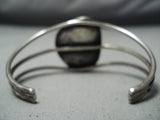 Magnificent Vintage Native American Navajo Old Kingman Turquoise Sterling Silver Bracelet-Nativo Arts