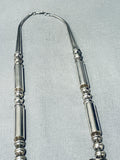 Tremendous Vintage Hopi/ Navajo Turquoise Sterling Silver Necklace-Nativo Arts