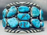 Best Will Blackgoat Vintage Native American Navajo Turquoise Sterling Silver Bracelet-Nativo Arts
