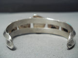 Incredible Vintage Native American Navajo Royston Turquoise Sterling Silver Nugget Bracelet-Nativo Arts