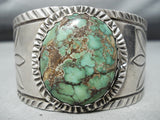 Rare Damale Turquoise Vintage Native American Navajo Sterling Silver Bracelet-Nativo Arts