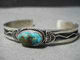 Sensational Native American Navajo Royston Turquoise Sterling Silver Bracelet-Nativo Arts