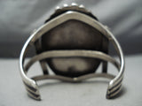 One Of Biggest Best Vintage Native American Navajo Royston Turquoise Sterling Silver Bracelet-Nativo Arts