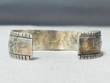 Unique Vintage Native American Navajo Sterling Silver Dimes Bracelet-Nativo Arts