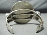 Museum Tadpole Opal Vintage Native American Navajo Royston Turquoise Sterling Silver Bracelet-Nativo Arts