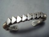 Authentic Vintage Native American Navajo Orville Tsinnie 14k Gold Sterling Silver Bracelet-Nativo Arts