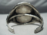 One Of Biggest Best Vintage Native American Navajo Royston Turquoise Sterling Silver Bracelet-Nativo Arts