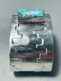 Exquisite Native American Navajo 8 Turquoise Sterling Silver Bracelet-Nativo Arts