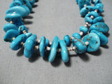 Magnificent Vintage Navajo Turquoise Necklace Native American Old-Nativo Arts