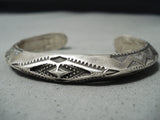 Fabulous Vintage Native American Navajo Sugulite Sterling Silver Bracelet-Nativo Arts