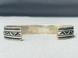 Important Award Winner Vintage Native American Navajo Sterling Silver Bracelet-Nativo Arts