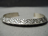 Amazing Native American Sterling Silver Bracelet Cuff-Nativo Arts