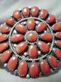 Incredible Vintage Native American Navajo Sterling Silver Cluster Bracelet-Nativo Arts