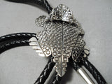 Elaborate Navajo Sterling Silver Bolo Native American-Nativo Arts