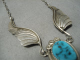 Amazing Marie Thompson Sterling Silver Feather Native American Necklace-Nativo Arts