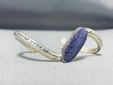 Native American Breathtaking Vintage Apache Purple Jasper Sterling Silver Bracelet-Nativo Arts