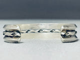 Rare Vintage Native American Navajo Sterling Silver Bracelet-Nativo Arts
