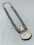 Drop Dead Gorgeous Vintage Native American Navajo Royston Turquoise Sterling Silver Necklace-Nativo Arts