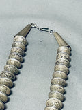 372 Grams Vintage Native American Navajo Coin Silver Squash Blossom Necklace-Nativo Arts