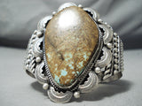 Tso Family Huge Native American Navajo Royston Turquoise Sterling Silver Bracelet-Nativo Arts