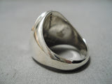 Fascinating Vintage Zuni Native American Sterling Silver Ring-Nativo Arts