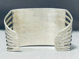 Phenomenal Vintage Native American Zuni Coral Sterling Silver Bracelet-Nativo Arts