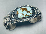 The Best Vintage Native American Navajo Vic Begay #8 Turquoise Sterling Silver Bracelet-Nativo Arts