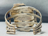 Herb Begay Vintage Native American Navajo Silver Qworks Galore Sterling Bracelet-Nativo Arts