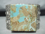 Magnificent San Felipe 8 Turquoise Sterling Silver Bracelet-Nativo Arts