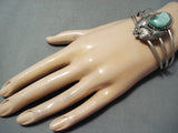 Tremendous Vintage Native American Navajo Royston Turquoise Sterling Silver Bracelet Old-Nativo Arts