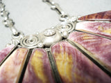 Native American Important Ben Begaye (d.) Shell Sterling Silver Heavy Necklace-Nativo Arts