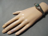 Incredible Vintage Native American Navajo Royston Turquoise Sterling Silver Bracelet-Nativo Arts