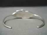 Marvelous Vintage Native American Navajo Turquoise Sterling Silver Bracelet Old-Nativo Arts