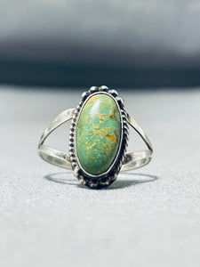 Beautiful Vintage Native American Navajo Royston Turquoise Sterling Silver Ring-Nativo Arts